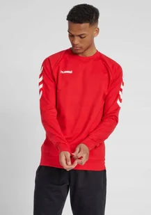 HUMMEL BLUZA MĘSKA CZERWONA BAWEŁNA M 0A6D3_E* - Bluzy męskie - miniaturka - grafika 1