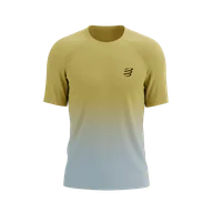 Koszulki sportowe męskie - COMPRESSPORT Koszulka biegowa PERFORMANCE SS T-SHIRT ceylon yellow/gray dawn - miniaturka - grafika 1