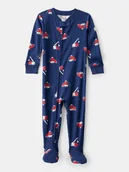 Śpiochy dla niemowląt - carter's Śpioszki w kolorze granatowym - miniaturka - grafika 1