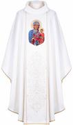 Dewocjonalia - Ornat z wizerunkiem Matki Bożej Częstochowskiej i symbolem Maryjnym. URHAF KJJ/008/05/53 - miniaturka - grafika 1