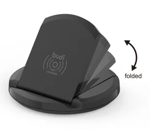 Budi - Ładowarka bezprzewodowa 10W ze składaną podstawką (Czarny) - Ładowarki do telefonów - miniaturka - grafika 3