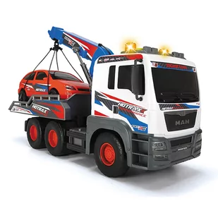Dickie Toys Laweta MAN światło i dźwięk CITY - Samochody i pojazdy dla dzieci - miniaturka - grafika 1