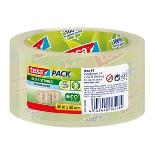Tesa Taśma pakowa ECO&STRONG przeźroczysta 50mm / 66m - Akcesoria do pakowania - miniaturka - grafika 1