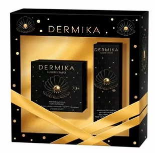 DERMIKA Zestaw Luxury Caviar 70+: Kawiorowy krem odbudowujący 50ml + Kawiorowy krem pod oczy i na powieki 15ml - >>> DARMOWA od 99zł <<< w 24h ! - Zestawy kosmetyków damskich - miniaturka - grafika 1