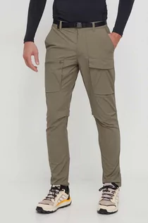 Spodnie sportowe męskie - Columbia spodnie outdoorowe Maxtrail Lite kolor zielony - grafika 1