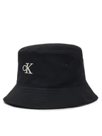 Czapki damskie - Calvin Klein Jeans Kapelusz Embroidered Monogram Bucket Hat LV04K5020G Czarny - miniaturka - grafika 1