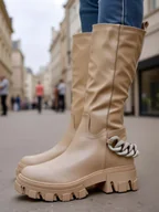 Kozaki damskie - Royalfashion Damskie wysokie kozaki Defesisa-40 - miniaturka - grafika 1