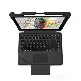 STM Dux Keyboard Trackpad Case – Etui z klawiaturą i gładzikiem iPad 10.2” (2019-2021) MIL-STD-810G (Black) - Etui do tabletów - miniaturka - grafika 1