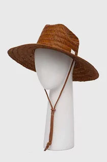 Czapki damskie - Billabong kapelusz kolor brązowy - grafika 1