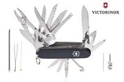 Scyzoryki - VICTORINOX Scyzoryk Victorinox SwissChamp czarny Celidor 91 mm - miniaturka - grafika 1