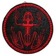 Odzież taktyczna i umundurowanie - Patch NS Bonefrog Mini 52mm x 52mm Red czerwona żaba - miniaturka - grafika 1