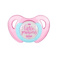 Smoczki uspokajające - WEE BABY SMOCZEK USPOKAJAJĄCY MOTYL 6M+ RÓŻOWY - miniaturka - grafika 1