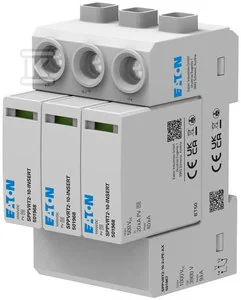 Ogranicznik przepięć do fotowoltaiki TYP 2 1000VDC SPPVRT2-10-2+PE - Bezpieczniki elektryczne - miniaturka - grafika 1