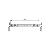 Przewody hamulcowe - BOSCH Przewód hamulcowy elastyczny 1 987 476 402 - miniaturka - grafika 1