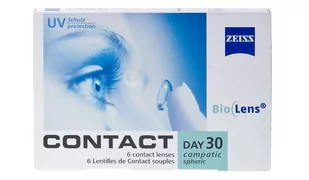 Soczewki miesięczne Contact Day 30 Compatic 6 szt. - Soczewki kontaktowe - miniaturka - grafika 1