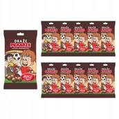 Gumy do żucia, lizaki, dropsy - Wadowice Skawa Piłkarze Draże o smaku czekoladowym 70 g x 10 sztuk - miniaturka - grafika 1