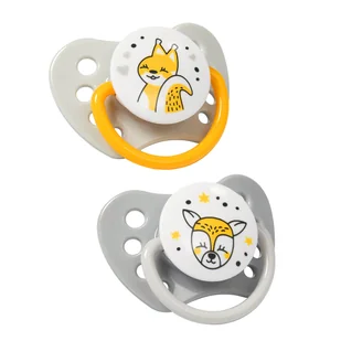 BabyOno BabyOno Smoczek anatomiczny silikonowy NATURAL NURSING 3-6m+ | szybka  | szeroki wybór smoczków uspokajających 1226/02 - Smoczki uspokajające - miniaturka - grafika 1