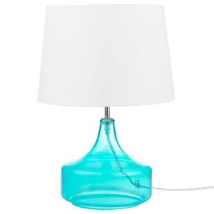 Beliani Lampa stołowa jasnoniebieska/biała 42 cm ERZEN - Lampy stojące - miniaturka - grafika 1