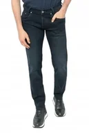 Spodnie męskie - PEPE JEANS GRANATOWE SPODNIE JEANSOWE PROSTE 36/34 36/34 3_/ - miniaturka - grafika 1
