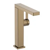 Baterie umywalkowe - HANSGROHE 73060140 Tecturis E Jednouchwytowa bateria umywalkowa 210 Finie, CoolStart z obrotową wylewką, z kompletem odpływowym Push-Open Brąz Szczotkowany - miniaturka - grafika 1