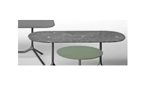 Blat kompaktowy dla podstawy Tripè double II 160x70 cm Scab Design - Blaty meblowe i parapety okienne - miniaturka - grafika 1