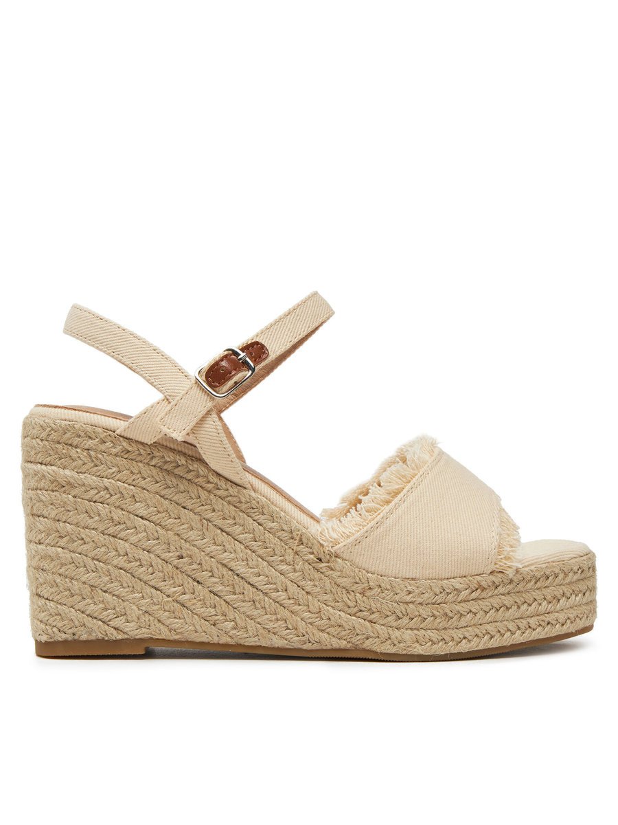 Deezee Espadryle Damskie Beżowy E0822-4A