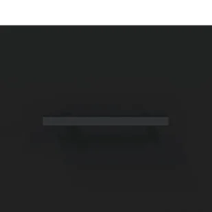 Szafka, czarna, 69,5x34x90 cm, materiał drewnopochodny Lumarko! - Szafki do salonu - miniaturka - grafika 11