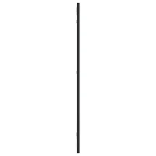 Lustro ścienne, czarne, 30x80 cm, prostokątne, żelazo  Lumarko! - Lustra - miniaturka - grafika 5