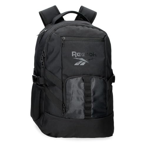 Reebok Truck One Plecak z podwójną komorą Czarny 34x46x15 cm Poliester 23,46L by Joumma Bags, Czarny (Black), Talla única, Plecak z podwójną komorą