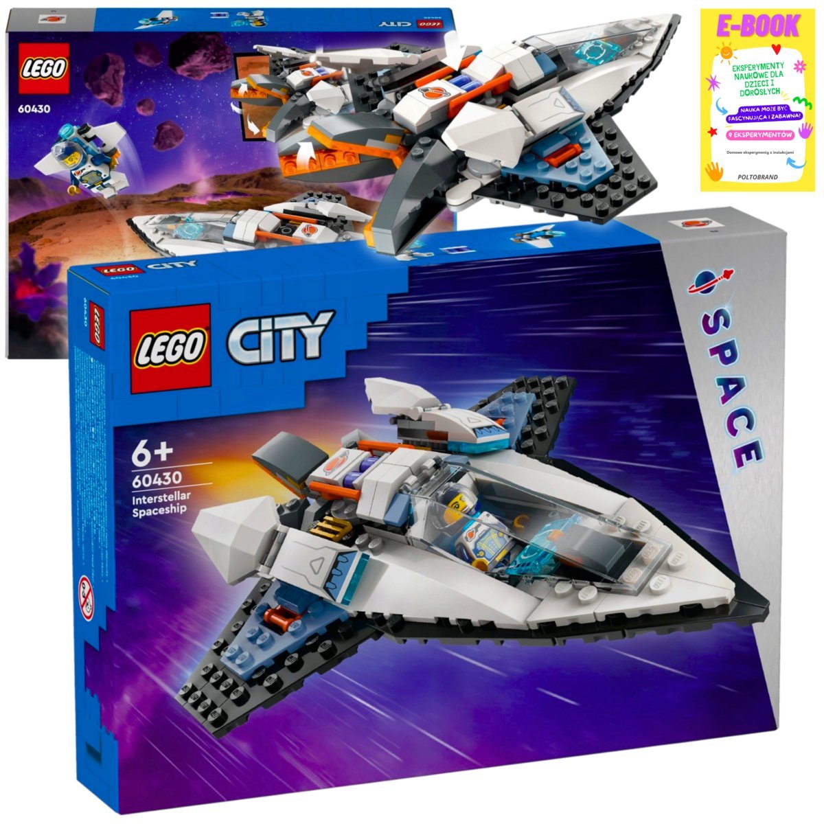 Lego Prezent - Międzygwiezdny Statek Kosmiczny Klocki Prezent + Ebook