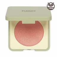 Róże do policzków - KIKO Milano Green Me Blush kompaktowy róż dający naturalny rezultat 101 Coral View - miniaturka - grafika 1