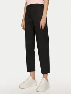 Tommy Hilfiger Chinosy Travel WW0WW43632 Czarny Slim Fit - Spodnie sportowe damskie - miniaturka - grafika 1