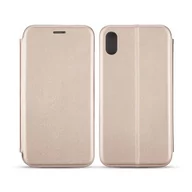 Etui i futerały do telefonów - NoName Etui Book Magnetic iPhone Xs Max rózowo- złoty/rosegold - miniaturka - grafika 1