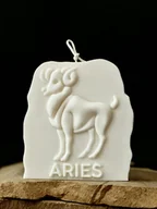 Świece - Świeca Sojowa Ozdobna Baran / Znak Zodiaku W Pudełku Prezentowym - miniaturka - grafika 1