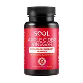 Suplementy naturalne - SOOL Ocet Jabłkowy z Probiotykiem Odchudzanie Metabolizm Trawienie 60 szt - miniaturka - grafika 1
