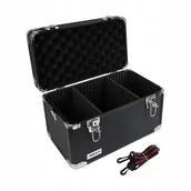 Walizki - ALUMINIOWA WALIZKA | DO PRZECHOWYWANIA | POJEDYNCZE PRZEGRÓDKI | CZARNA - miniaturka - grafika 1