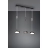 Lampy sufitowe - Trio Franklin LED lampa wisząca 3-punktowa antracyt 326510342 - miniaturka - grafika 1