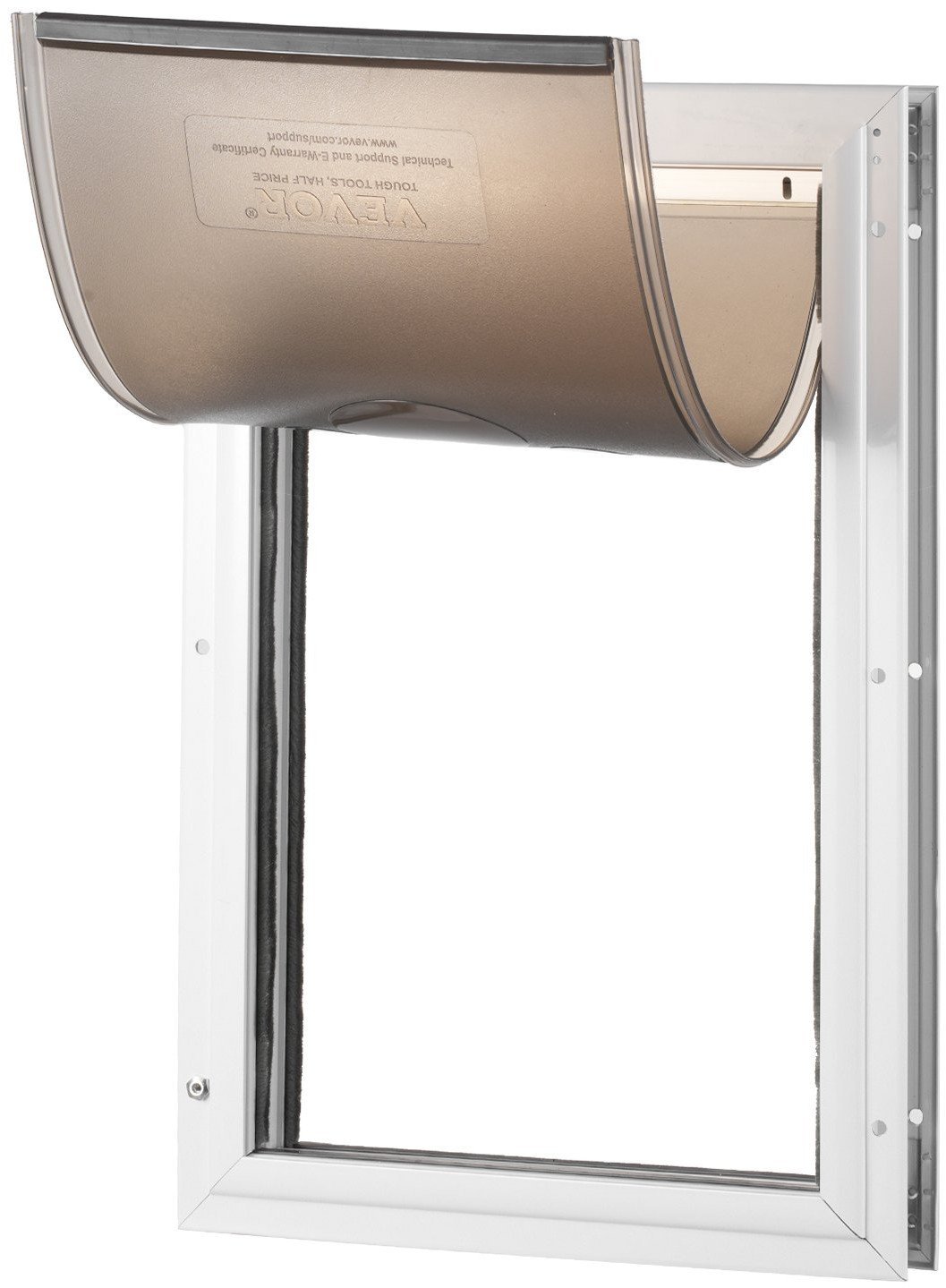 Klapka wejściowa dla psa/kota XL, aluminiowa rama, łatwy montaż