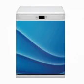 Dekoracje domu - Bluedecor Maskownica na zmywarkę Abstrakcja niebieski 60x80 - miniaturka - grafika 1