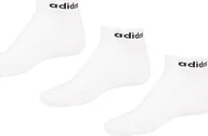 Skarpety termoaktywne - Adidas Skarpety adidas Linear Ankle Socks Cushioned Socks 3p białe HT3457 34-36 - miniaturka - grafika 1