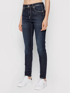 United Colors Of Benetton Jeansy 4NF1574K5 Granatowy Skinny Fit - Spodnie damskie - miniaturka - grafika 1
