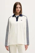 Bluzki damskie - adidas Originals longsleeve kolor beżowy KR7651 - miniaturka - grafika 1