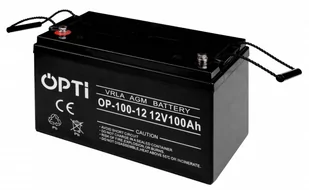 VOLT Polska Akumulator OPTI AGM 12V 100Ah - Baterie do zasilaczy awaryjnych UPS - miniaturka - grafika 1