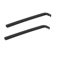 Blaty meblowe i parapety okienne - Zaślepki do parapetu zewnętrznego antracyt - grafit softline komplet - miniaturka - grafika 1