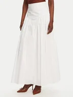 Spódnice - BARDOT Spódnica maxi Amorette 59863SB Biały Regular Fit - miniaturka - grafika 1