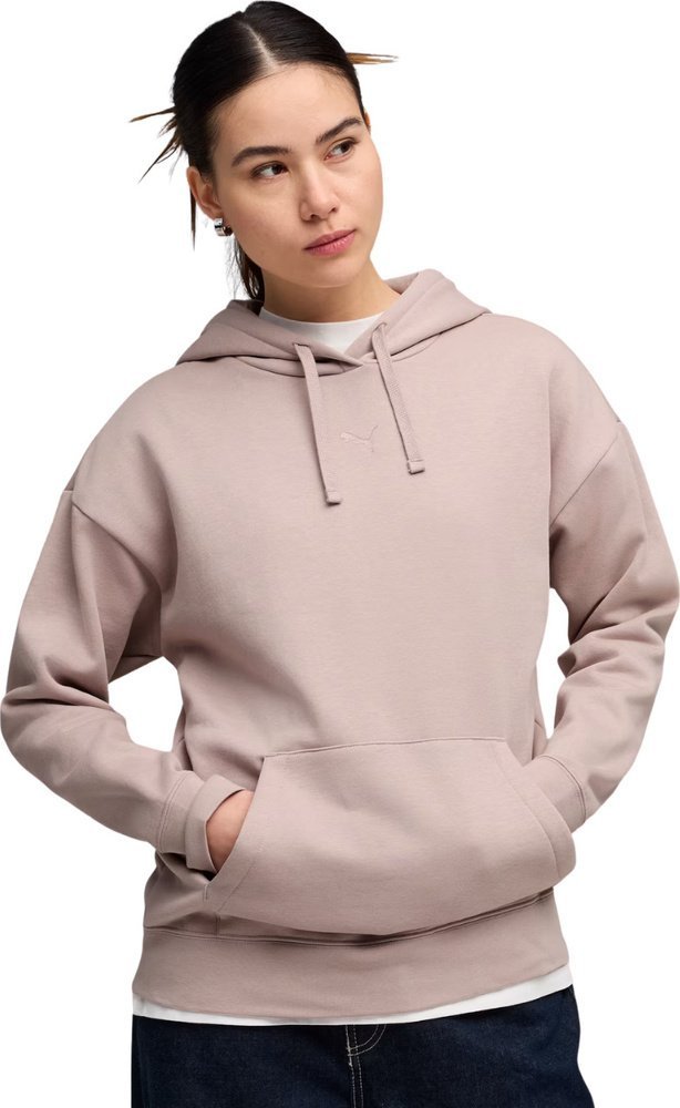 Puma Bluza damska Puma ESS Centered Cat Logo Relaxed Hoodie różowa 692917 89 L