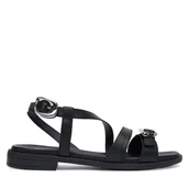 Sandały damskie - Sandały Tamaris 1-28119-46 Czarny - miniaturka - grafika 1