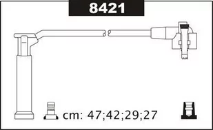 Przewody Zaplonowe 8421 - Kable wysokiego napięcia - miniaturka - grafika 1