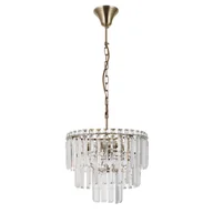 Lampy sufitowe - Żyrandol BUENA 4xE14 - brąz antyczny - miniaturka - grafika 1