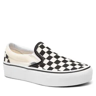 Trampki damskie - Vans Tenisówki Classic Slip-On P VN00018EBWW Blk&Whtchckerboard/Wht - miniaturka - grafika 1